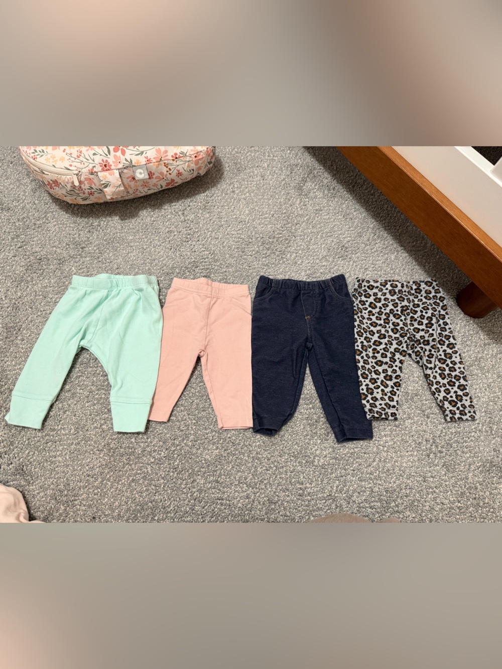 Baby girl Bottoms - Mint, Blush, Navy & Leopard